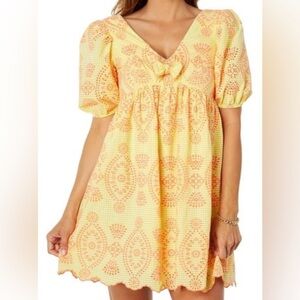 LP Serafina Eyelet Babydoll dress